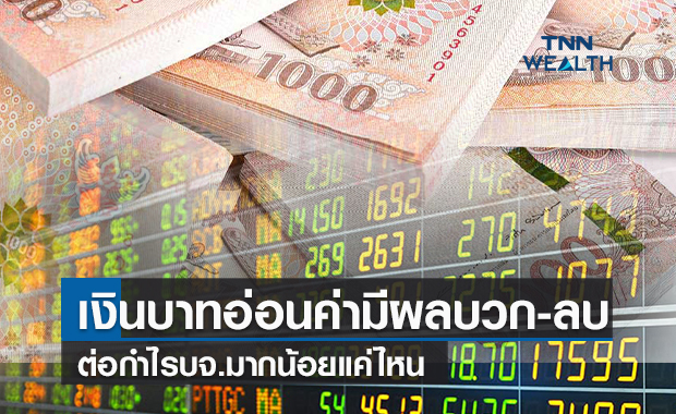 เงินบาทอ่อนค่ามีผลบวก-ลบต่อกำไรบจ.มากน้อยแค่ไหน