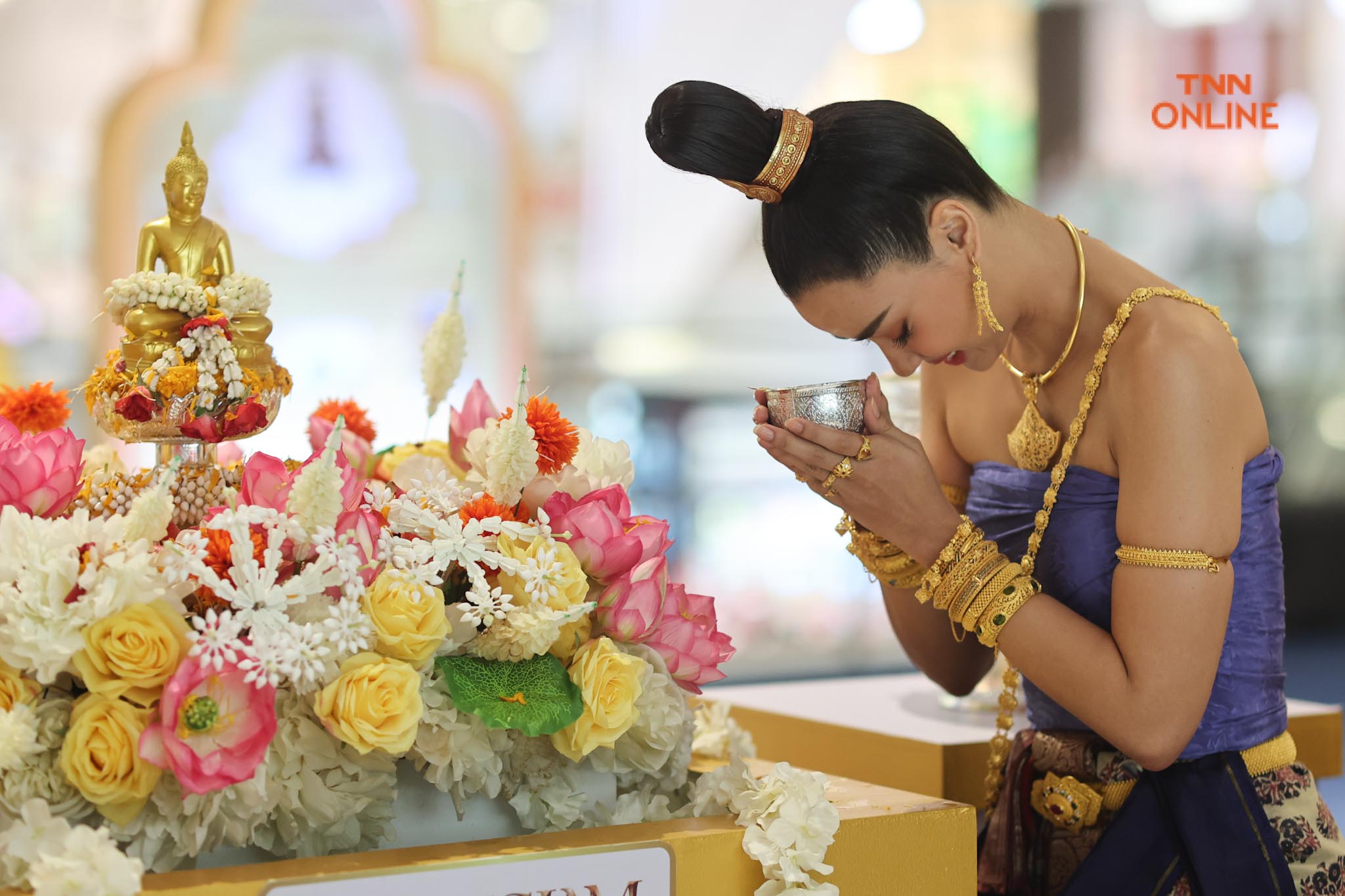 “อแมนด้า”งามอย่างไทย แปลงโฉมเป็น “นางกิมิทาเทวี”นางสงกรานต์ประจำปี 2566