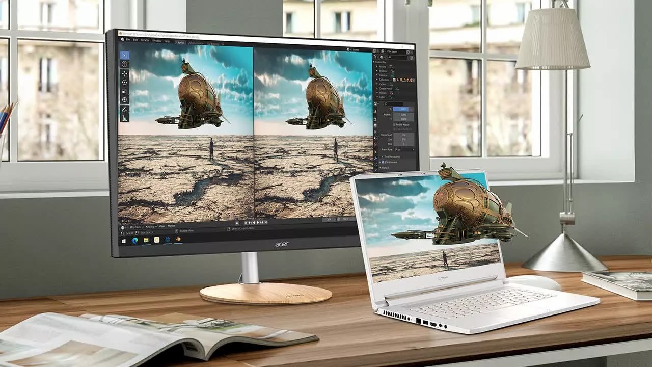 Acer โชว์โน้ตบุ๊ก ConceptD มาพร้อมจอแสดงผลภาพ 3D สำหรับนักออกแบบมืออาชีพ