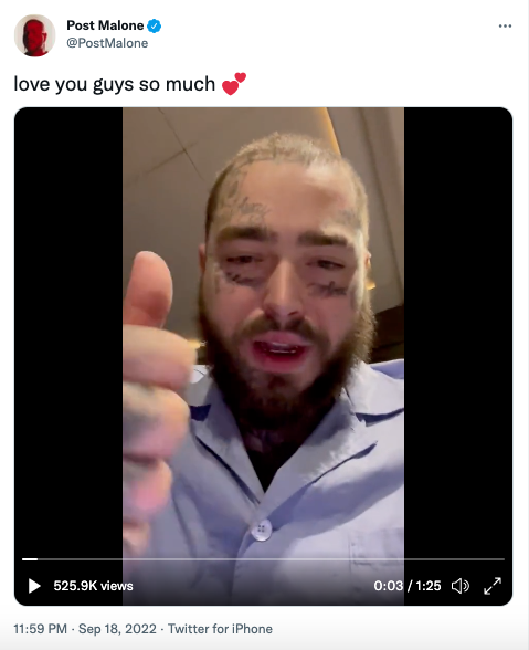 พลาดตกหลุมกลางเวที!! แร็ปเปอร์ ‘โพสต์ มาโลน’ เจ็บไม่น้อยแต่ยังกลับขึ้นมาโชว์ต่อ (มีคลิป) พลาดตกหลุมกลางเวที!! แร็ปเปอร์ ‘โพสต์ มาโลน’ เจ็บไม่น้อยแต่ยังกลับขึ้นมาโชว์ต่อ (มีคลิป)