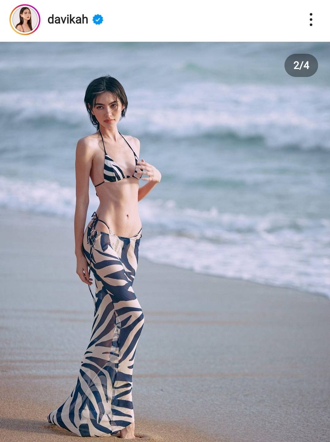 แม่ม้าลายสุดแซ่บ! ใหม่ ดาวิกา ฟาดทุกองศา อวดเอวเอสโชว์เซ็กซี่ริมทะเล แม่ม้าลายสุดแซ่บ! ใหม่ ดาวิกา ฟาดทุกองศา อวดเอวเอสโชว์เซ็กซี่ริมทะเล