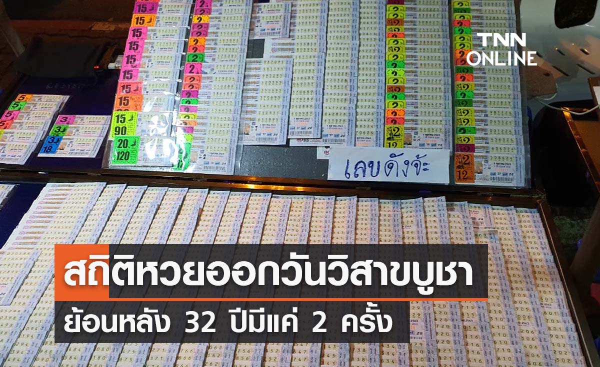 สถิติหวยออก วันวิสาขบูชา 32 ปี มีแค่ 2 ครั้ง เช็กเลขเด็ดออกอะไร