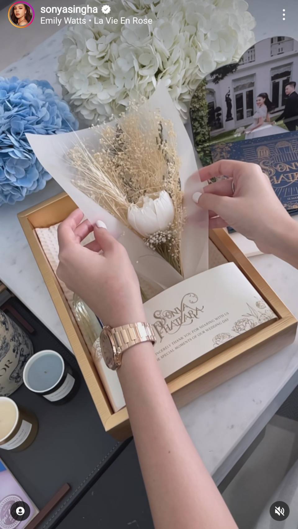 แคท ซอนญ่า เผยโฉมการ์ดงานแต่งสุดเรียบหรู แคท ซอนญ่า เผยโฉมการ์ดงานแต่งสุดเรียบหรู