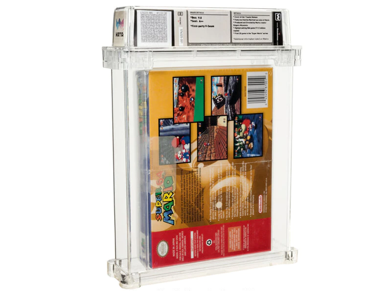 แพงกว่านี้ไม่มีแล้ว !! ตลับเกมเก่า Super Mario 64 ขายได้ 50,824,800 บาท แพงกว่านี้ไม่มีแล้ว !! ตลับเกมเก่า Super Mario 64 ขายได้ 50,824,800 บาท