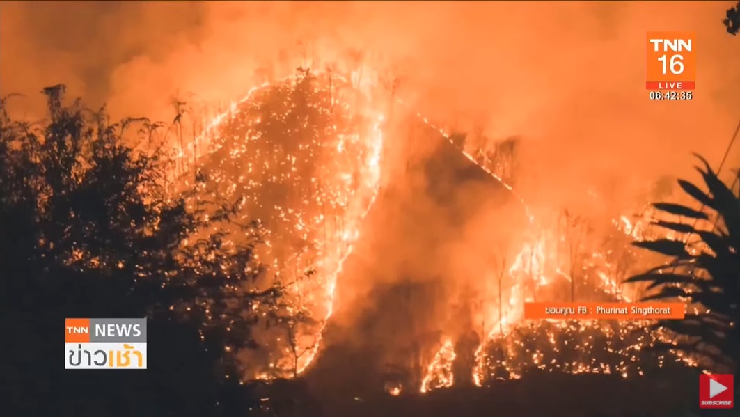ไฟป่าโหมไหม้ภูเขาอ.สะเมิงจ.เชียงใหม่รุนแรง กลายเป็นทะเลเพลิงท่ามกลางความมืด ไฟป่าโหมไหม้ภูเขาอ.สะเมิงจ.เชียงใหม่รุนแรง กลายเป็นทะเลเพลิงท่ามกลางความมืด