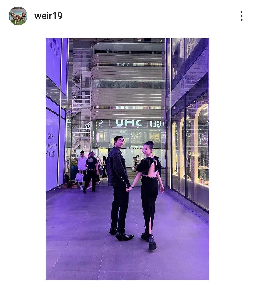 เวียร์ โพสต์ภาพคู่ วิกกี้ แคปชั่นหวาน คนที่อยู่ตรงหน้า ความสุขที่แท้จริงสำหรับผม