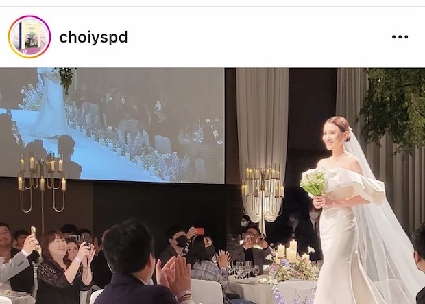 เจ้าสาวลงเอง!! เผยภาพวันวิวาห์ ‘นัมกุงมิน-จินอารึม’ ให้ชมกันชัดๆ