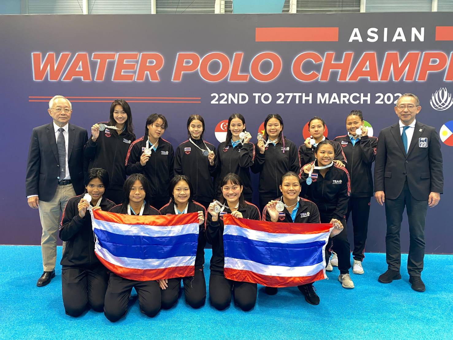 'โปโลน้ำสาวไทย' คว้ารองแชมป์เอเชีย 2023 ได้สิทธิ์ลุยชิงแชมป์โลกที่เยอรมัน
