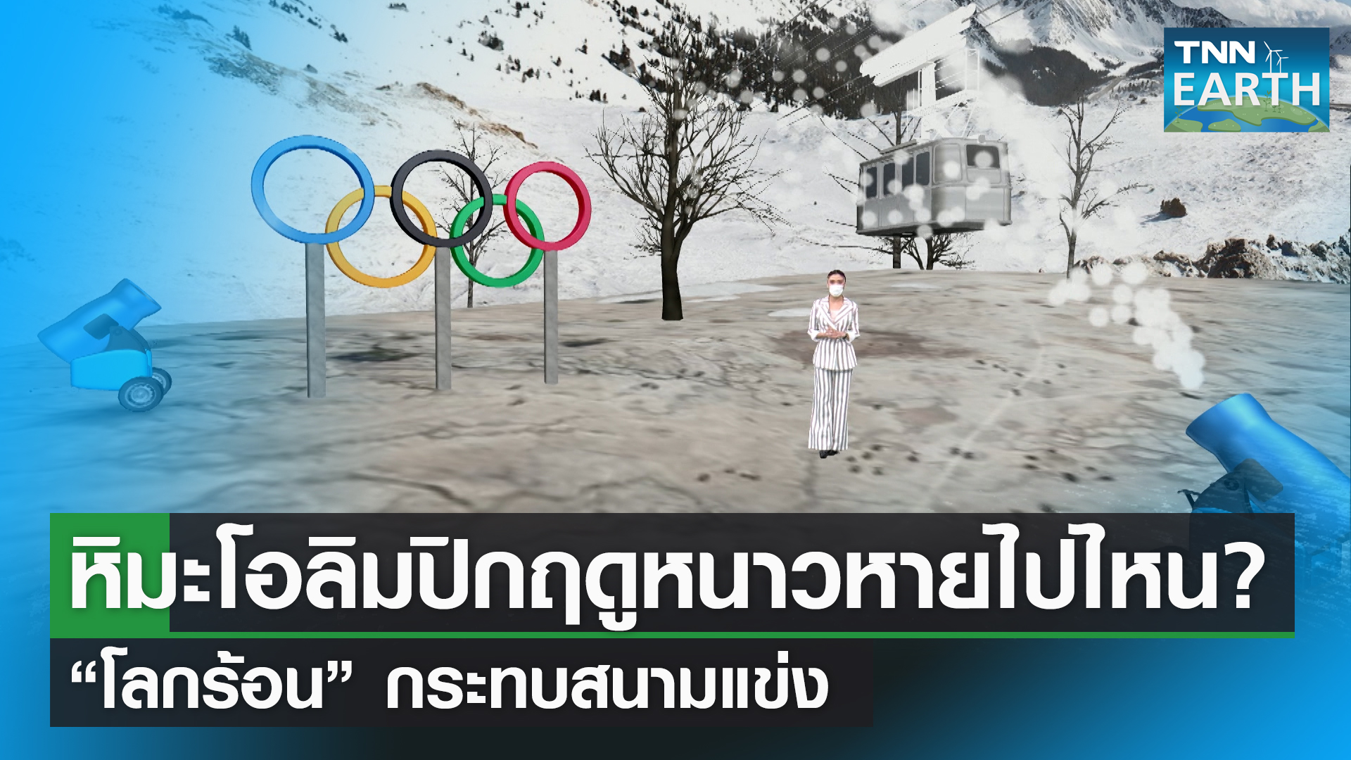 “หิมะ” โอลิมปิกฤดูหนาว “ปักกิ่งเกมส์” หายไปไหน? โลกร้อนกระทบสนามแข่ง