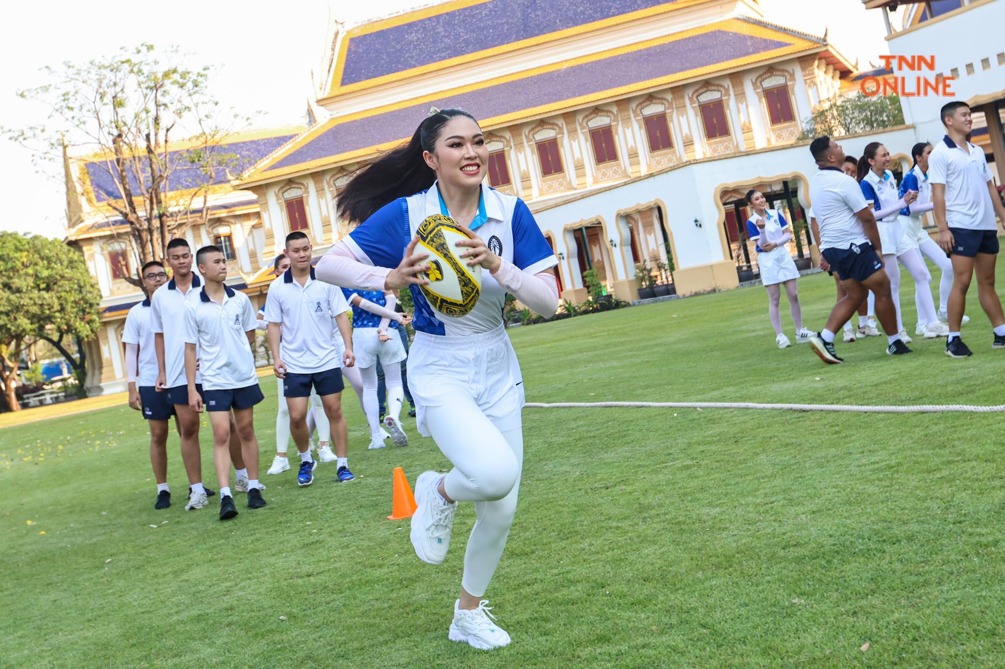 กีฬาสีนางสาวไทย 2566 โชว์พลังสามัคคี แทคทีมแข่งขันสุดสตรอง