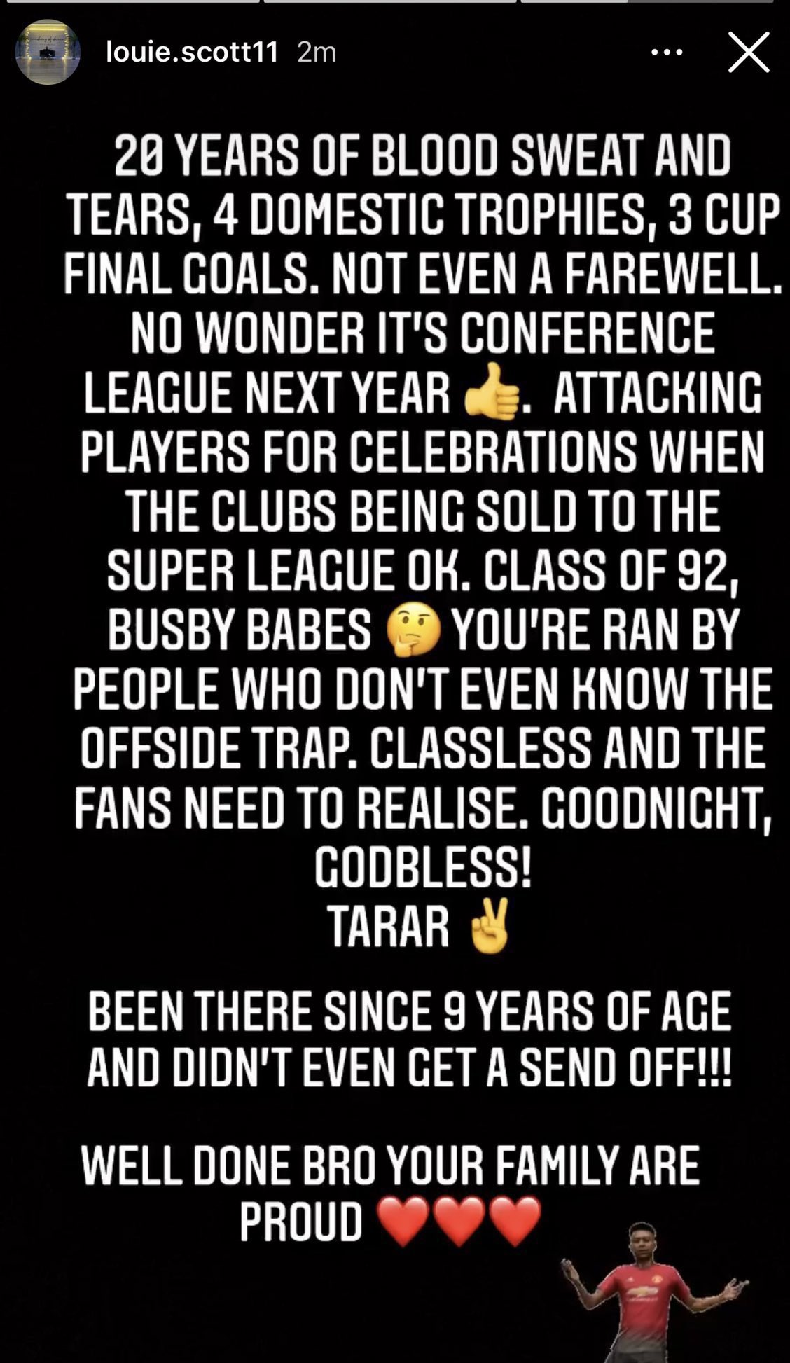 พี่ชาย 'ลินการ์ด' จวก 'แมนยู' เมินส่งเล่นนัดสุดท้ายในบ้าน พี่ชาย 'ลินการ์ด' จวก 'แมนยู' เมินส่งเล่นนัดสุดท้ายในบ้าน