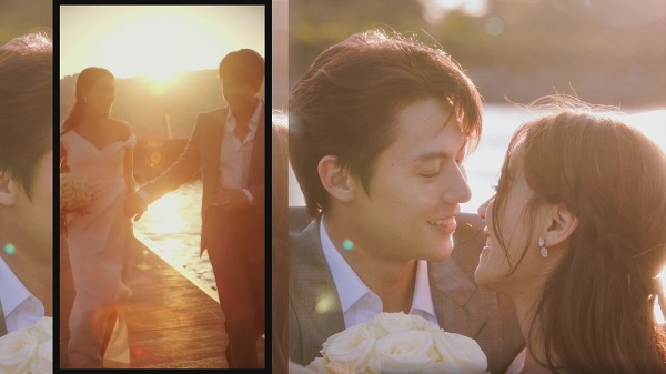 “หมาก – คิม” โชว์ความหวานก็วิวาห์จริงวันนี้    (มีคลิป)