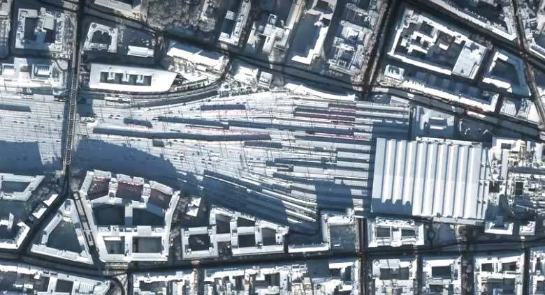 เปิดภาพมุมสูง หิมะ ถล่มเยอรมนี เปลี่ยนสถานที่สำคัญหลายแห่งเป็นสีขาวโพลน