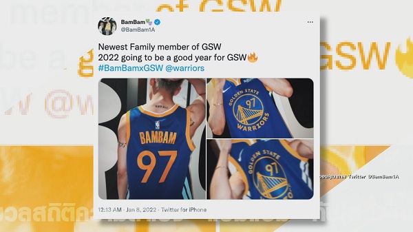 ประมวลสถิติความสำเร็จ “แบมแบม” กับโชว์พักครึ่งบาส “NBA” (มีคลิป)  