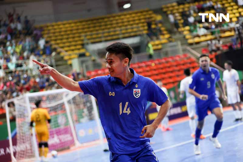 ไทยชนะจีนนัดแรก ขึ้นนำจ่าฝูงกลุ่ม เอ ฟุตซอลเอเชียน คัพ 2024