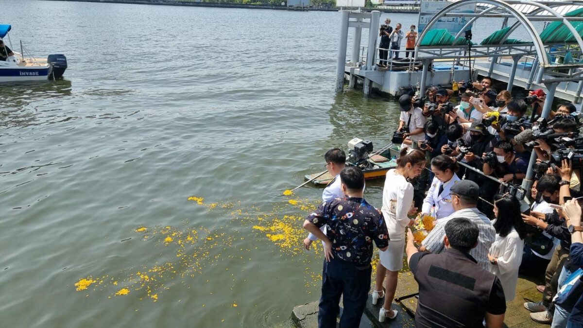 แฟนคลับร่วมรำลึกถึง แตงโม นิดา ที่ท่าเรือ-คริสตจักรเมธอดิสท์รังสิต  อีก 1 วัน 