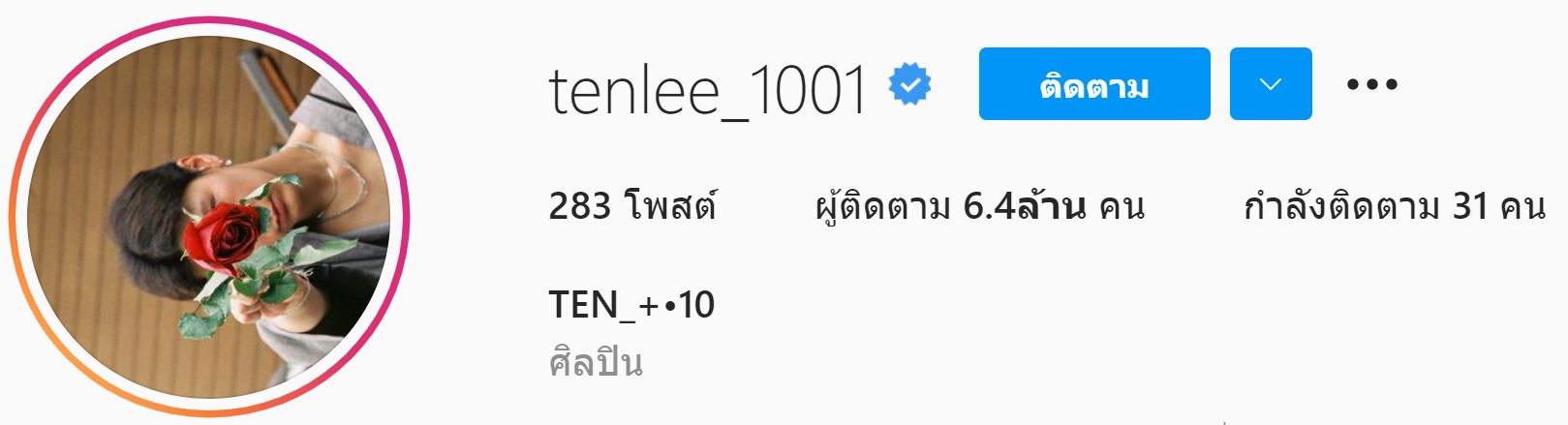 10 อันดับคนดังที่มียอดผู้ติดตามสูงสุด เดือนมีนาคม