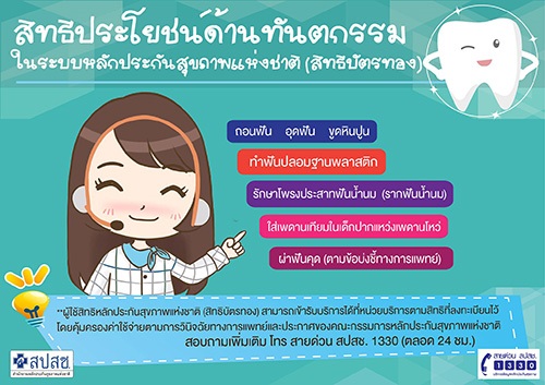 เปิดสิทธิประโยชน์ ทำฟัน บัตรทอง เพิ่มคุณภาพชีวิตทุกกลุ่มวัย เปิดสิทธิประโยชน์ ทำฟัน บัตรทอง เพิ่มคุณภาพชีวิตทุกกลุ่มวัย
