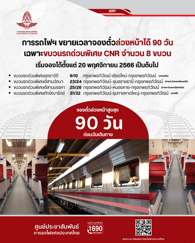 จองตั๋วรถไฟ อย่างไร? เปิดหลักเกณฑ์-วิธีการ พร้อมคำนวณตามระยะทาง