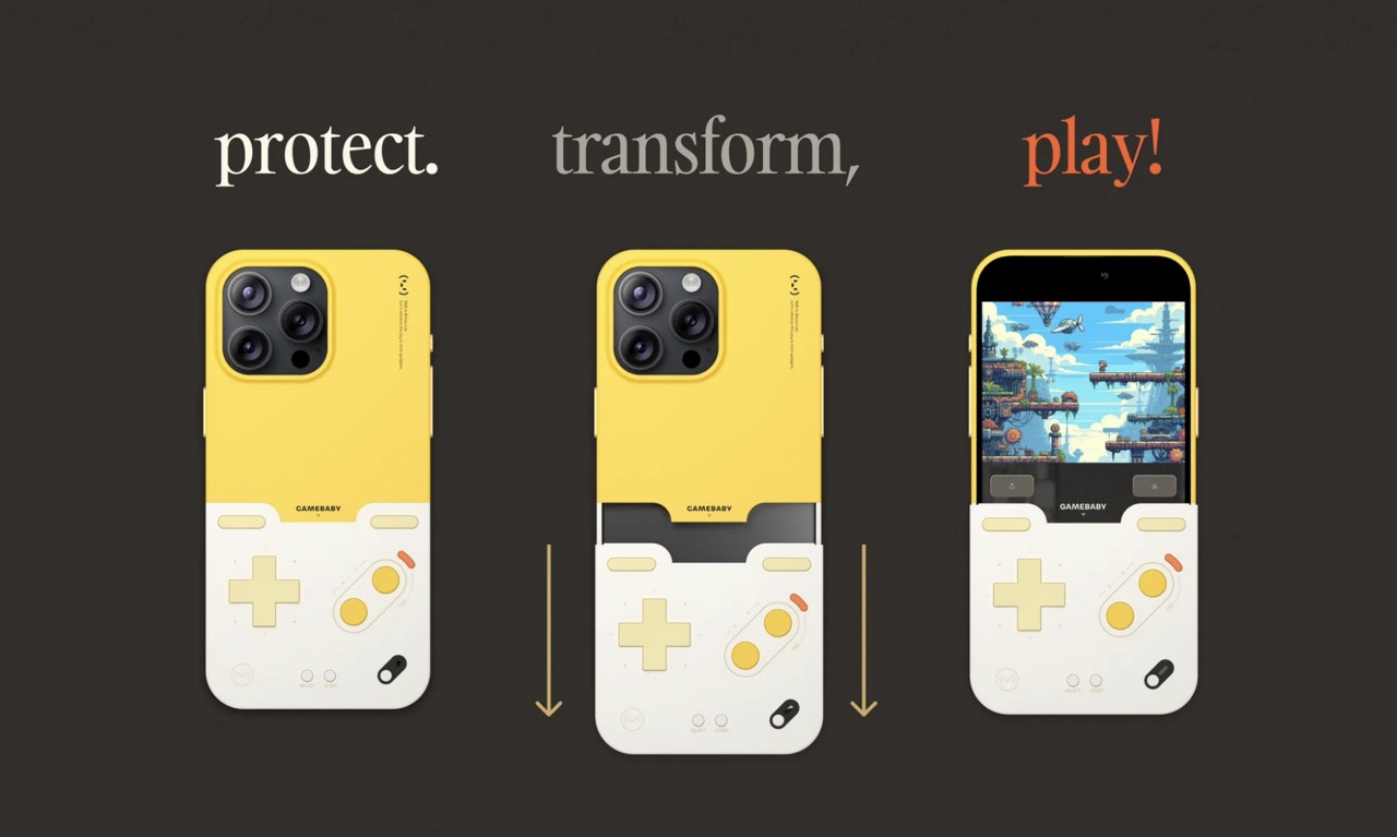 “GAMEBABY” เคสที่เสก iPhone ให้กลายเป็น GameBoy ในพริบตา