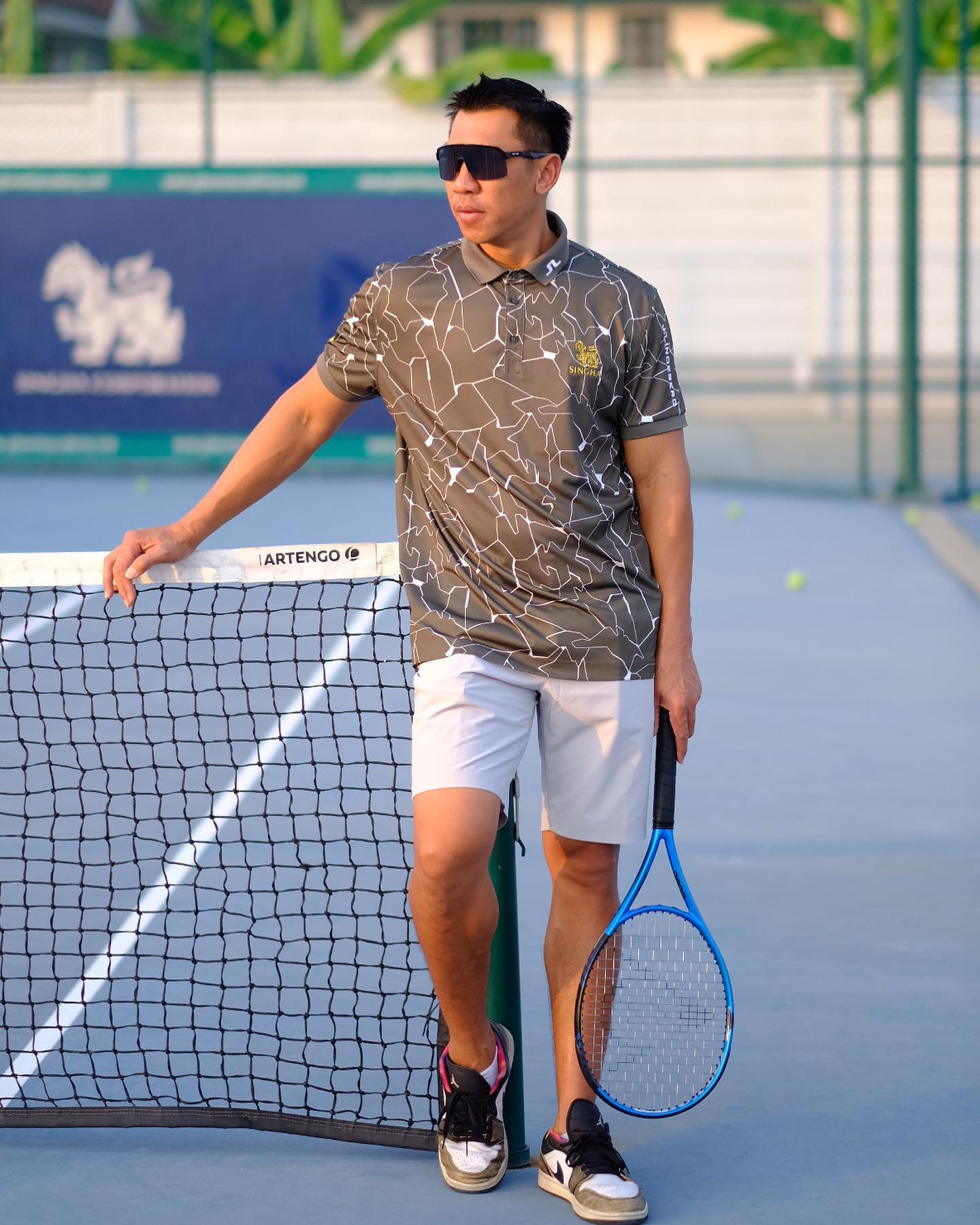 อดีตนักเทนนิสระดับโลก บอล ภราดร ชื่นชม แมท ภีรนีย์ โชว์ลีลาหวดแร็กเก็ต