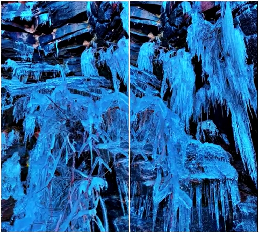 น้ำตกในซาอุดิอาระเบีย กลายเป็นน้ำแข็ง หลังเผชิญอากาศหนาวจัดระดับจุดเยือกแข็ง น้ำตกในซาอุดิอาระเบีย กลายเป็นน้ำแข็ง หลังเผชิญอากาศหนาวจัดระดับจุดเยือกแข็ง