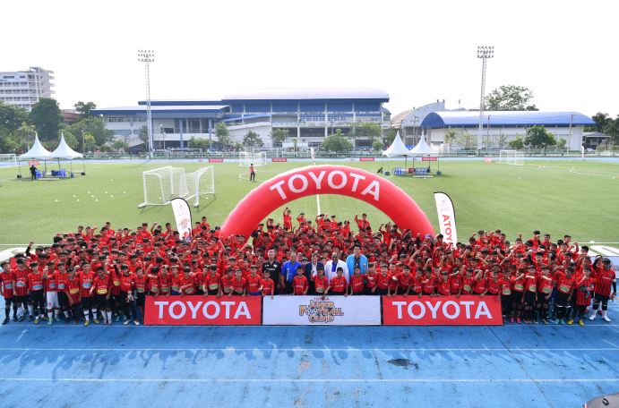 'โตโยต้าจูเนียร์ฟุตบอลคลินิก' สนาม5 ลุย จ.สุพรรณบุรี เฟ้นหาเยาวชนฝีเท้าดีต่อเนื่อง