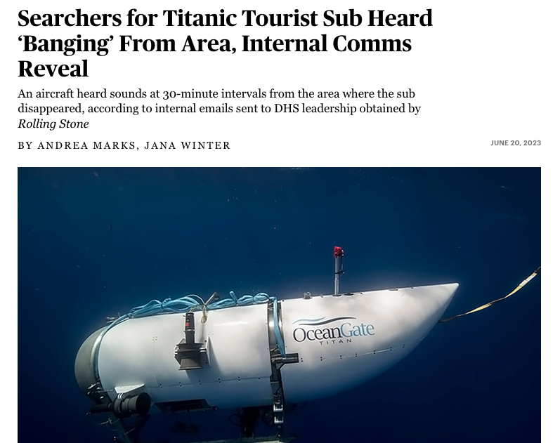 มุมมอง 'เจมส์ คาเมรอน'!! ผกก. Titanic & นักสำรวจทะเล หลังเหตุเรือดำน้ำไททันหายปริศนา มุมมอง 'เจมส์ คาเมรอน'!! ผกก. Titanic & นักสำรวจทะเล หลังเหตุเรือดำน้ำไททันหายปริศนา