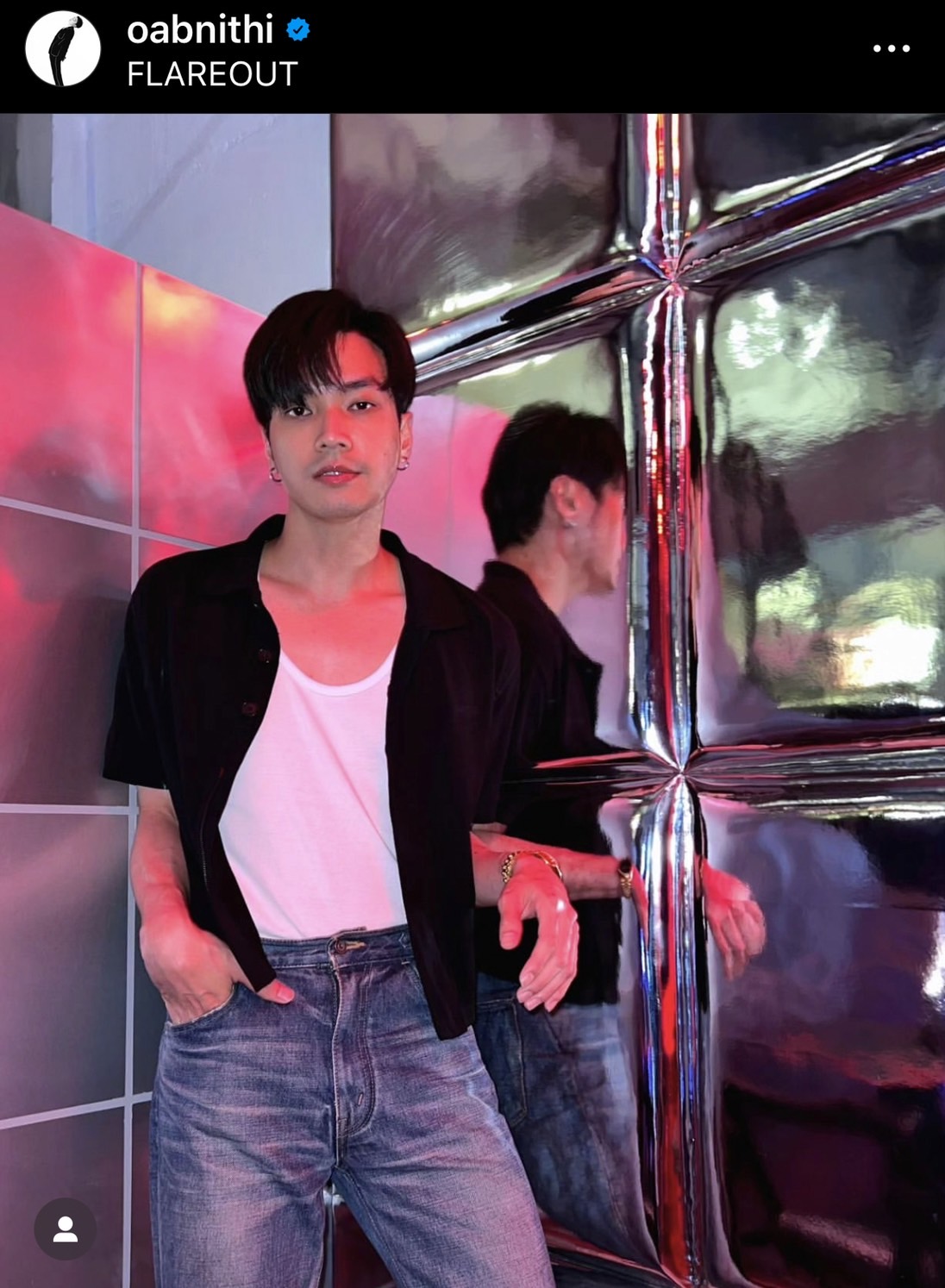 โอบนิธิ ทำใจละลาย เสิร์ฟแคปชั่นเด็ด แน่จริงก็ส่งยิ้มมา