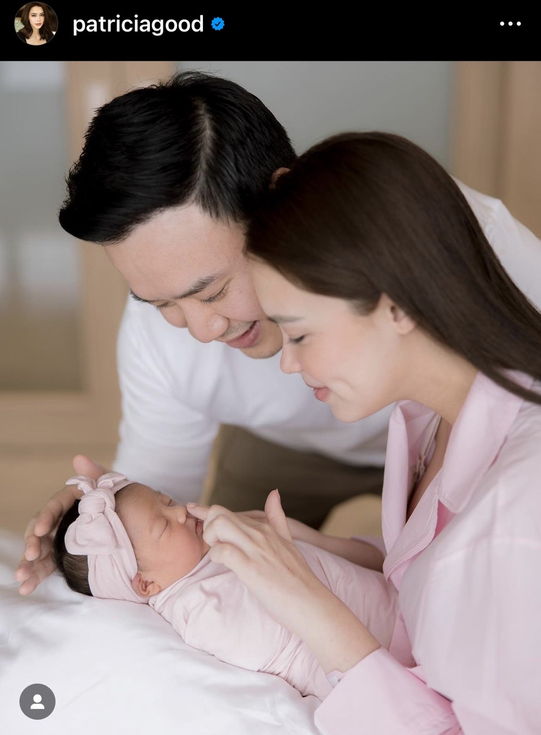 แพทริเซีย คลอดทายาทคนแรก ตั้งชื่อสุดเก๋ เอลิเซีย 