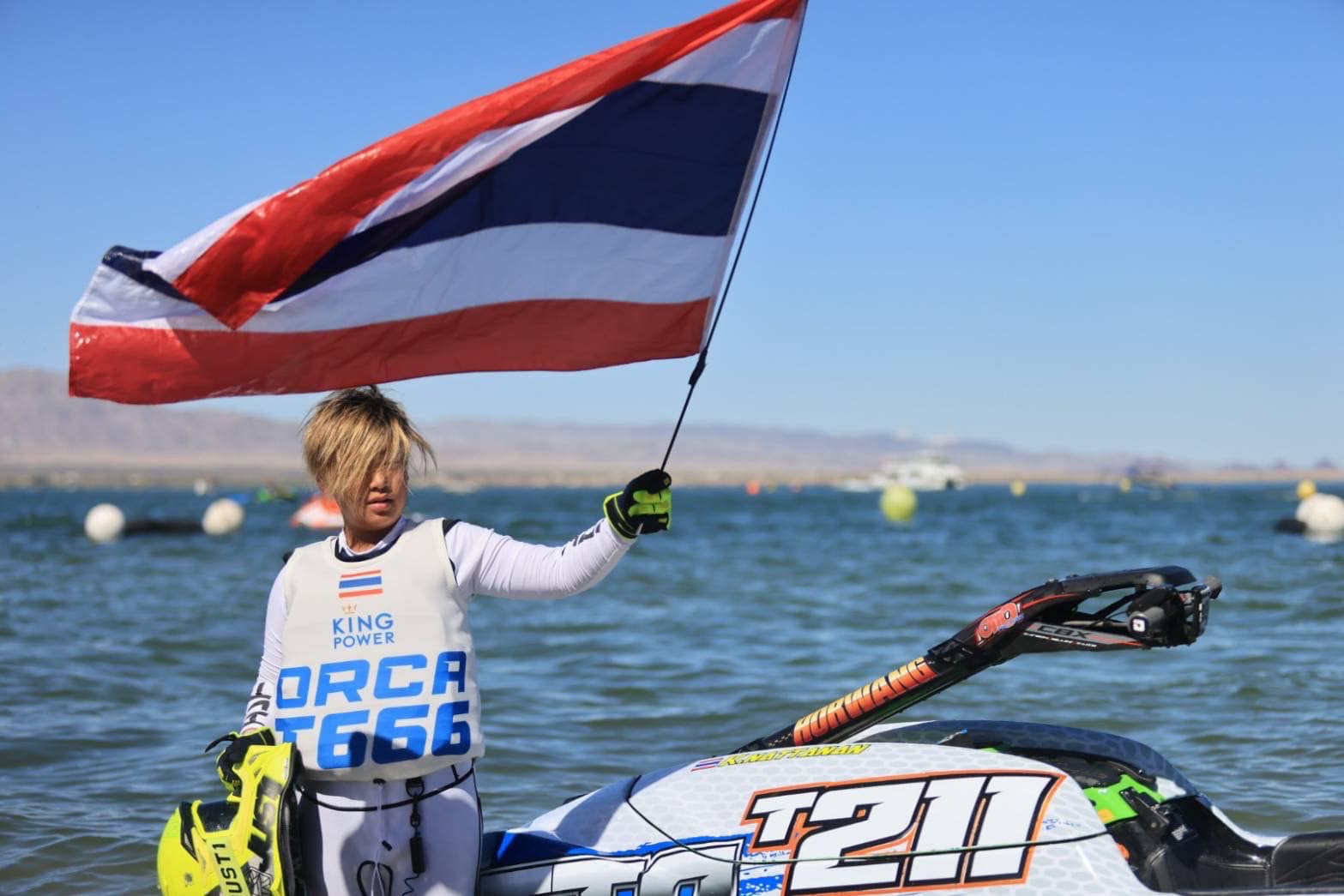 เปิ้ล นาคร สุดดีใจ!!  ออก้า คว้าแชมป์โลก การแข่งขันเจ็ตสกีได้สำเร็จ