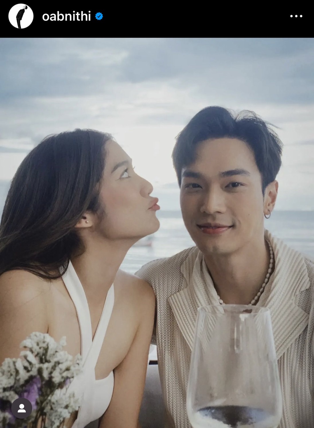 โอบนิธิ ทำใจละลาย เสิร์ฟแคปชั่นเด็ด แน่จริงก็ส่งยิ้มมา