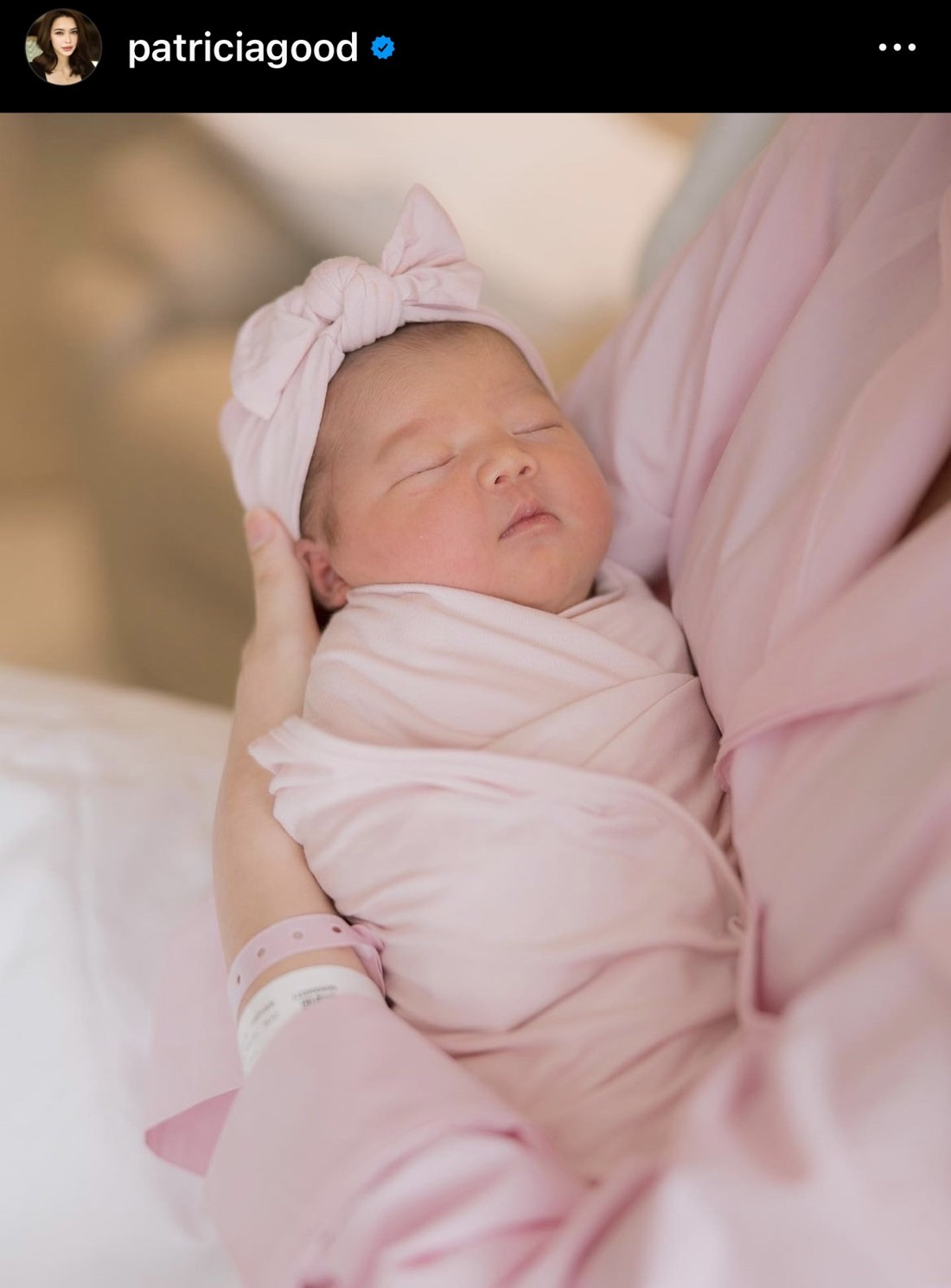 แพทริเซีย คลอดทายาทคนแรก ตั้งชื่อสุดเก๋ เอลิเซีย 