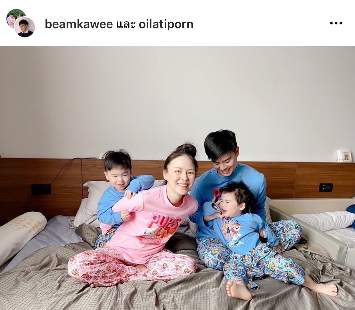 บีม – ออย ควงคู่อัปเดต หลังท้องลูกสาวฝาแฝด 5 เดือน   