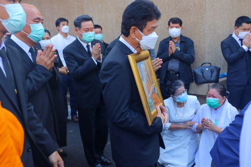 เปิดภาพบรรยากาศเคลื่อนสรีระ สมเด็จพระวันรัต วัดบวรนิเวศราชวรวิหาร