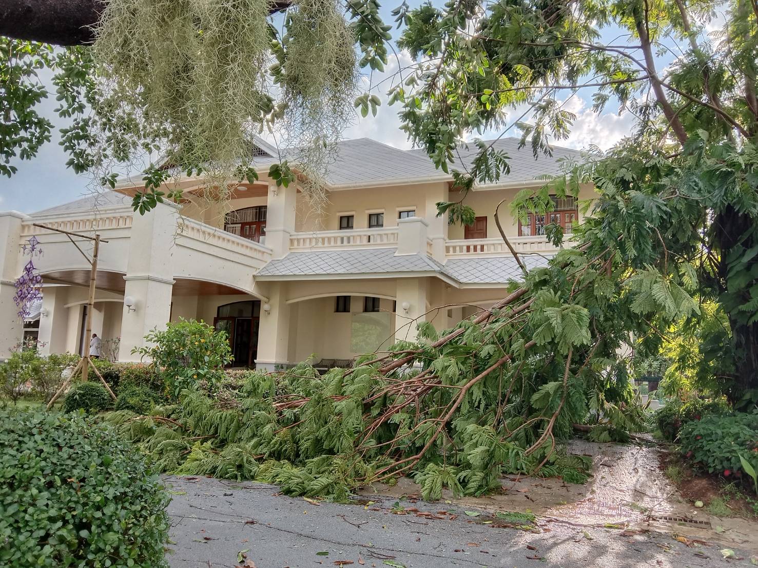 พายุพัดถล่ม จ.เลย! จวนผู้ว่าฯบ้านรือน ตลาด เสียหาย พายุพัดถล่ม จ.เลย! จวนผู้ว่าฯบ้านรือน ตลาด เสียหาย