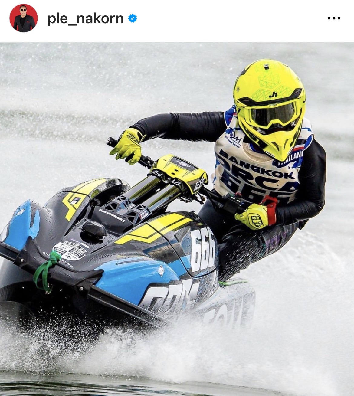 ออก้า ลูกชาย เปิ้ล นาคร ได้เป็นตัวแทนทีมชาติไทย แข่งเจ็ทสกีระดับโลก