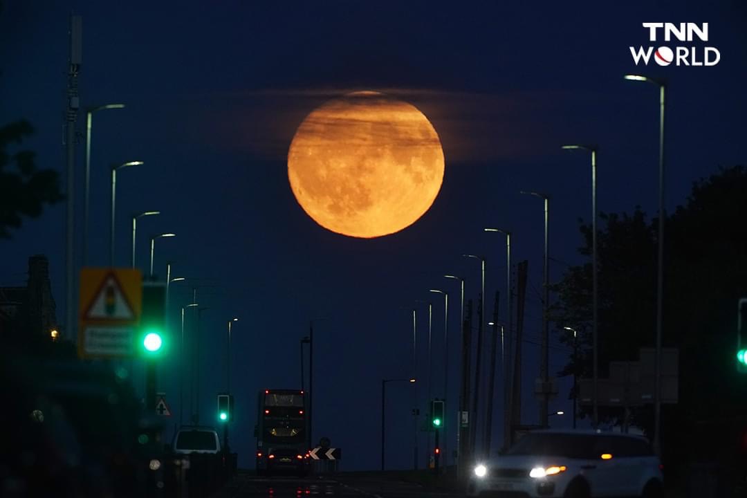 ชมภาพปรากฏการณ์  ซูเปอร์มูนในหลายมุมโลก