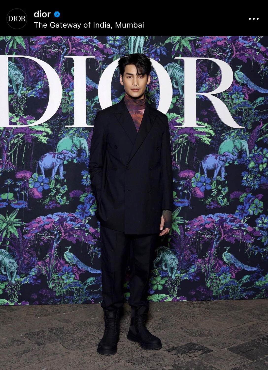 อาโป ณัฐวิญญ์ทำเอาอินสตราเเกรม Dior เเตก! หลังลงรูปเจ้าตัวผ่านแอคหลัก 