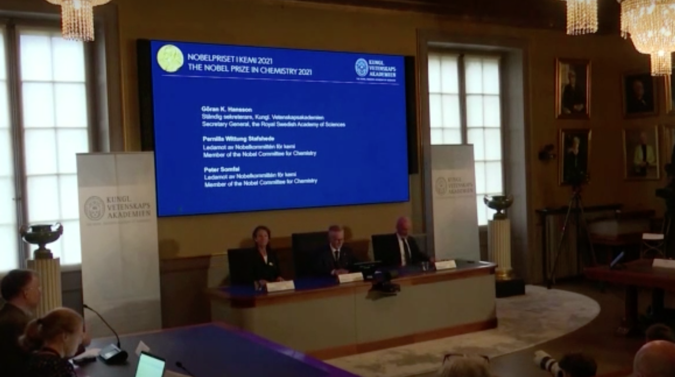 2 นักวิทย์ฯชาวเยอรมันและอังกฤษคว้าโนเบลสาขาเคมีร่วมกัน 2 นักวิทย์ฯชาวเยอรมันและอังกฤษคว้าโนเบลสาขาเคมีร่วมกัน