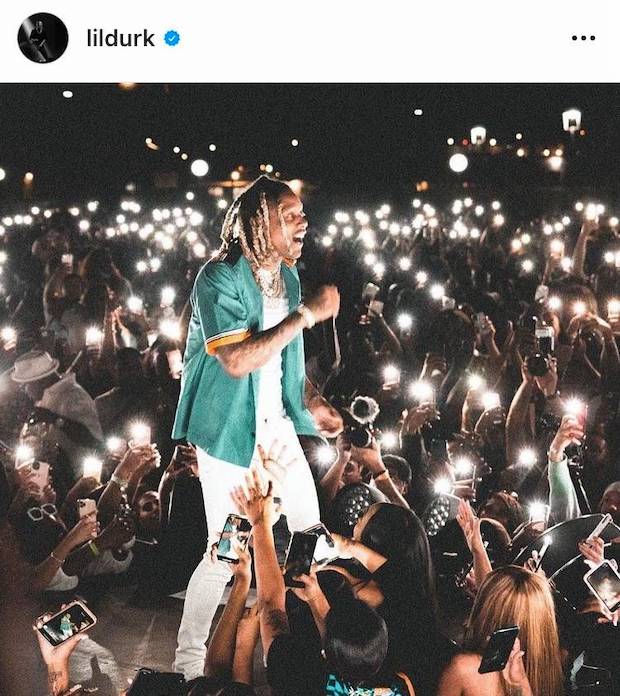 หวิดตาบอด!! แร็ปเปอร์ ‘Lil Durk’ พลุไฟพุ่งใส่หน้ากลางโชว์ Lollapalooza
