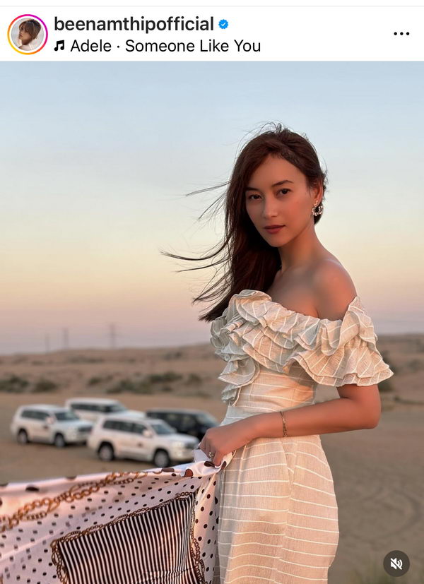 ทะเลทรายหวานฉ่ำ! บี น้ำทิพย์ ควง ไฮโซฟลุค ทัวร์ดูไบสุดสวีท ทะเลทรายหวานฉ่ำ! บี น้ำทิพย์ ควง ไฮโซฟลุค ทัวร์ดูไบสุดสวีท