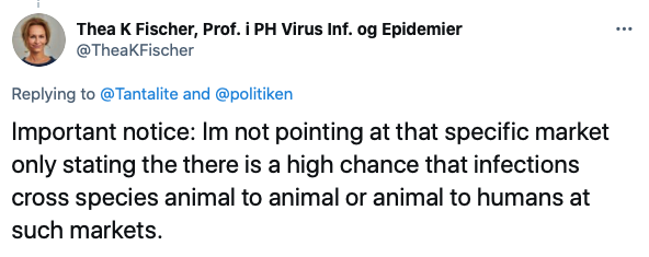 ทัวร์ลง!ชาวเน็ตไทยเดือด แพทย์เดนมาร์ก บอก 'ตลาดจตุจักร' ต้นตอโควิด-19