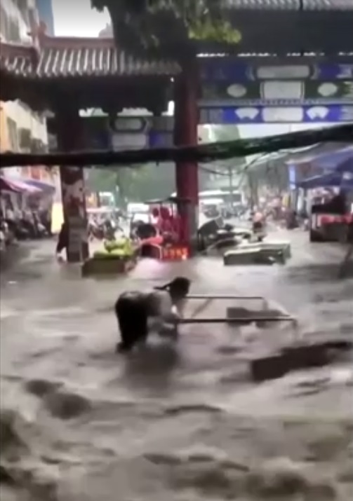 ภาพวินาทีชีวิต! กระแสน้ำท่วมไหลเชี่ยวซัด คน-สิ่งของ กระจัดกระจาย ภาพวินาทีชีวิต! กระแสน้ำท่วมไหลเชี่ยวซัด คน-สิ่งของ กระจัดกระจาย