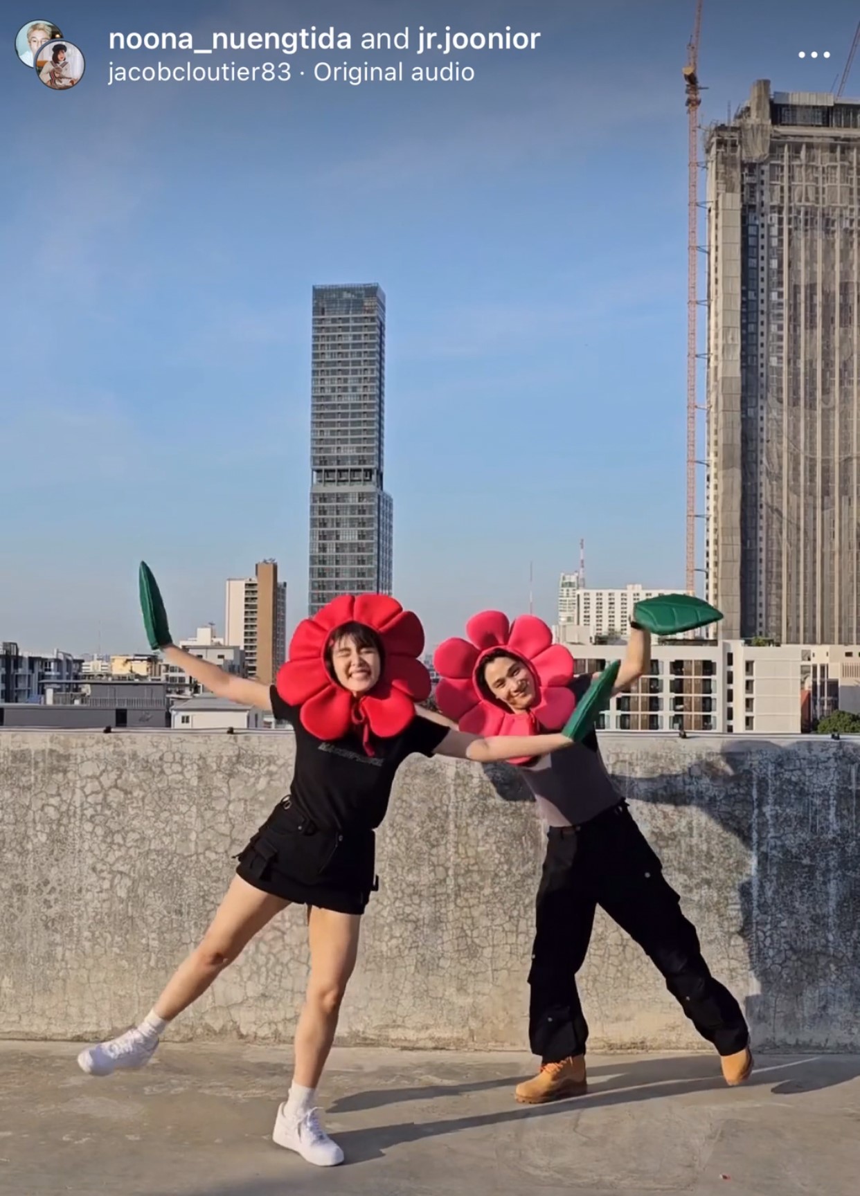 หนูนา-จูเนียร์  สาดโมเมนต์น่ารักทะลุจอ ต้อนรับวาเลนไทน์ 