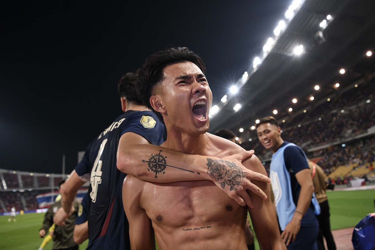 ช้างศึก ต่อเวลาอัด ฟิลิปปินส์ 3-1 สกอร์รวม 4-3 ลิ่วรอบชิงฯ ศึกอาเซียน คัพ 2024 ช้างศึก ต่อเวลาอัด ฟิลิปปินส์ 3-1 สกอร์รวม 4-3 ลิ่วรอบชิงฯ ศึกอาเซียน คัพ 2024