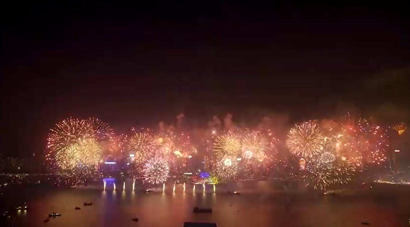 เปิดภาพ ไต้หวัน - ฮ่องกง จัดเคาท์ดาวน์ปีใหม่ยิ่งใหญ่