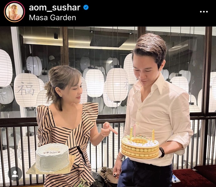 ออม สุชาร์  เผยของขวัญสุดพิเศษจาก แอม พิธาน  ย้ำ! ความสัมพันธ์ ไมค์ พิรัชต์ 