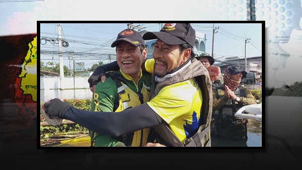 “ไทด์ - บิณฑ์” ช่วยน้ำท่วมอุบลฯ – “อ้น สราวุฒิ” ลงพื้นที่อ่างทอง   (มีคลิป)