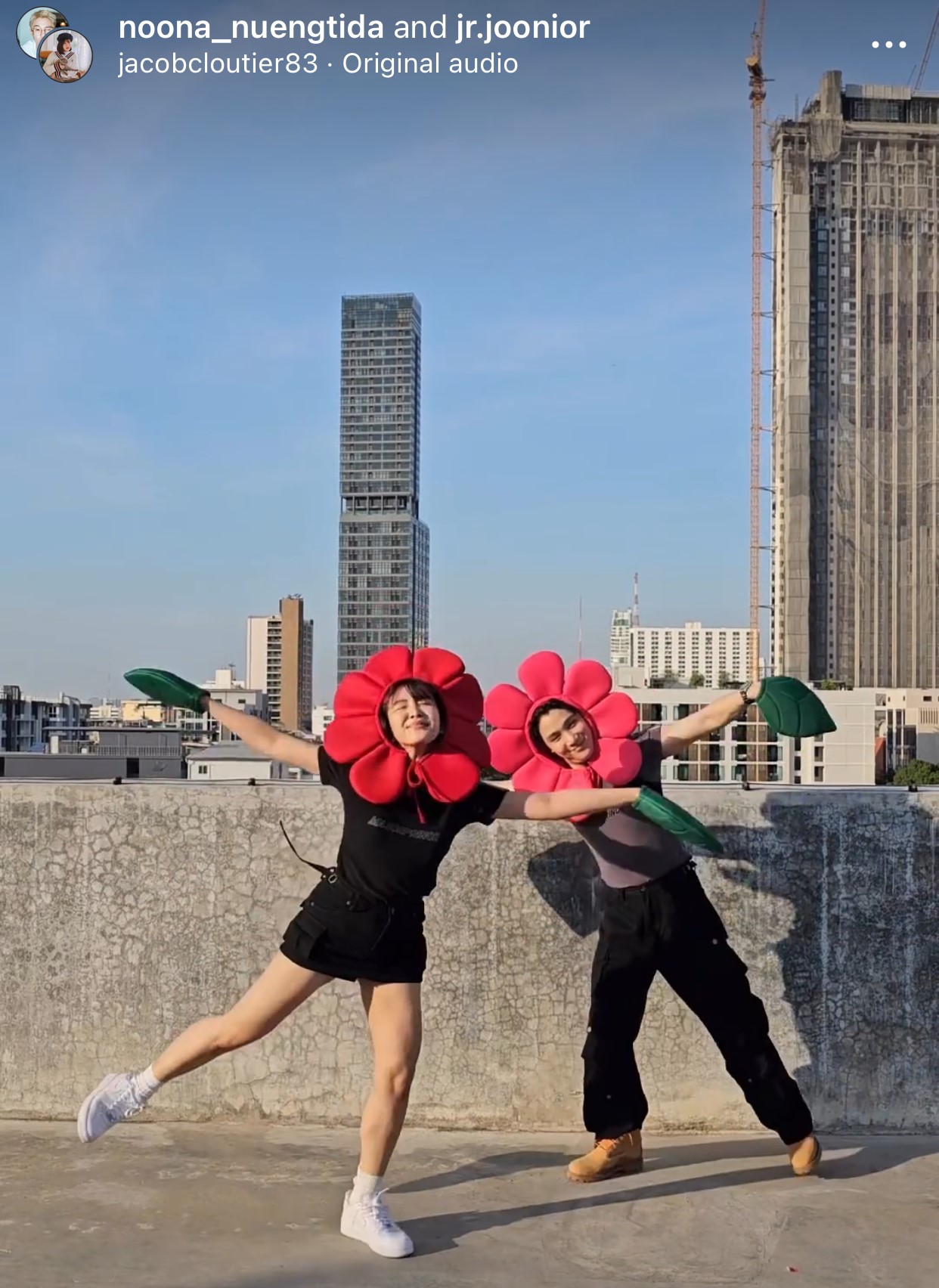 หนูนา-จูเนียร์  สาดโมเมนต์น่ารักทะลุจอ ต้อนรับวาเลนไทน์ 